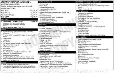 2023 Chrysler Pacifica Touring L