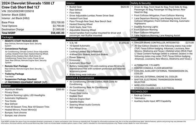 2024 Chevrolet Silverado 1500 LT