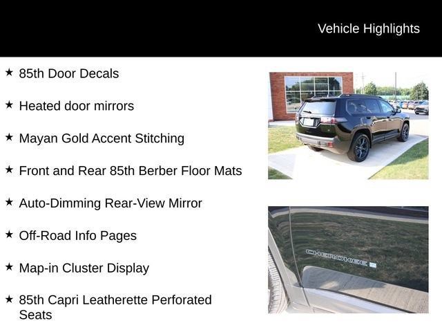 2026 Jeep Cherokee 85th Anniversary