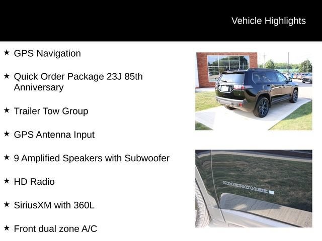 2026 Jeep Cherokee 85th Anniversary