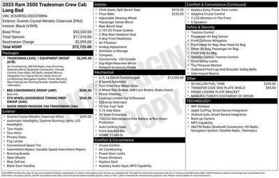 2025 RAM 3500 Tradesman