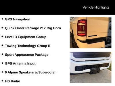 2021 RAM 3500 Big Horn