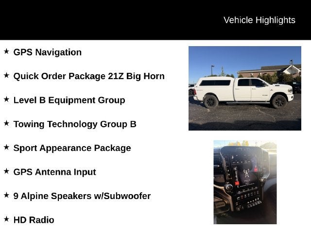 2021 RAM 3500 Big Horn