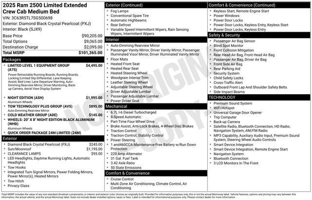 2025 RAM 2500 Limited