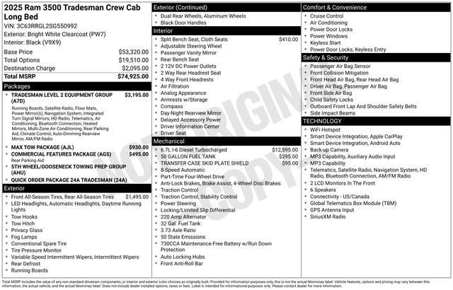 2025 RAM 3500 Tradesman