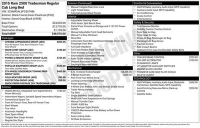 2015 RAM 2500 Tradesman