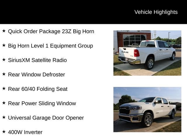 2026 RAM 1500 Big Horn