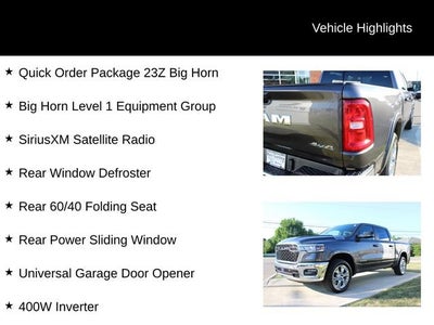 2026 RAM 1500 Big Horn