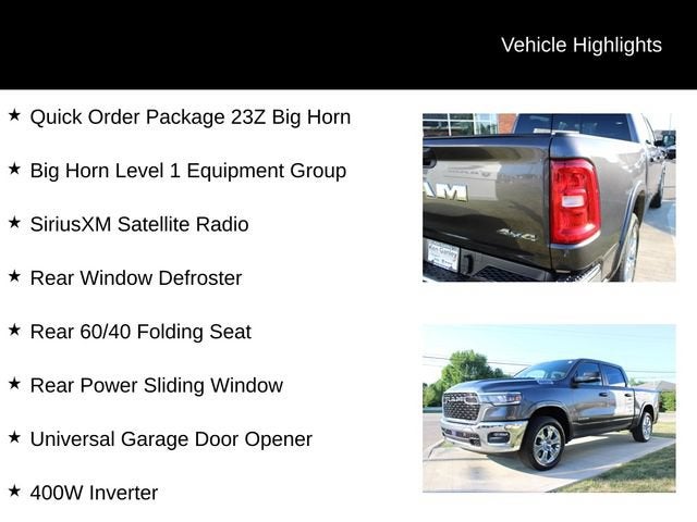 2026 RAM 1500 Big Horn