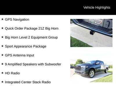2026 RAM 1500 Big Horn