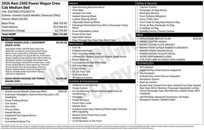 2026 RAM 2500 Power Wagon