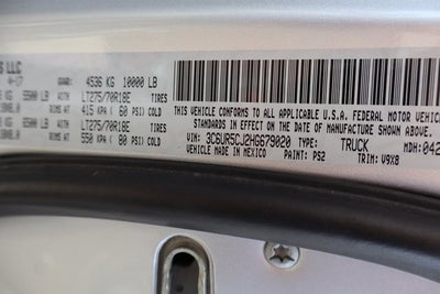 2017 RAM 2500 Tradesman