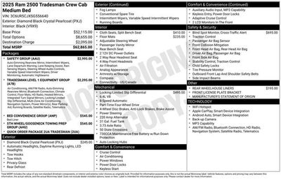 2025 RAM 2500 Tradesman