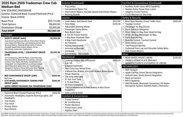 2025 RAM 2500 Tradesman