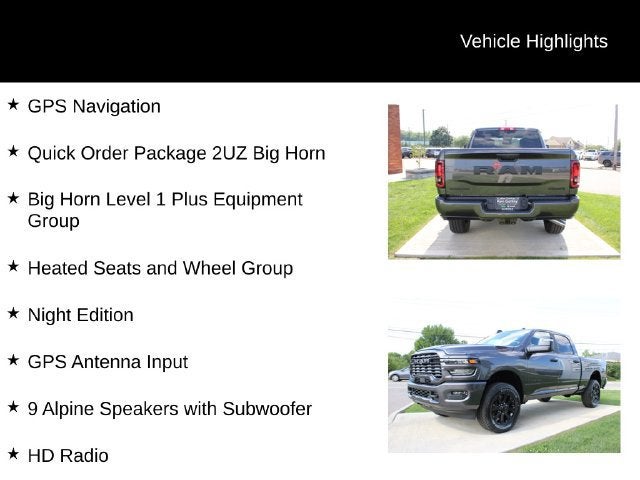 2026 RAM 2500 Big Horn
