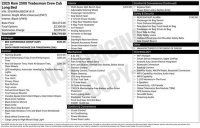 2025 RAM 2500 Tradesman