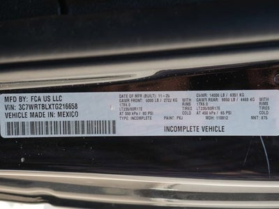 2026 RAM 3500 Chassis Cab Big Horn