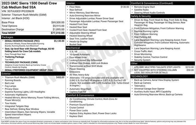 2023 GMC Sierra 1500 Denali