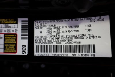 2023 Toyota Tacoma 4WD SR