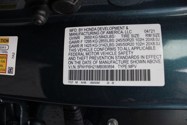 2021 Honda Pilot Special Edition