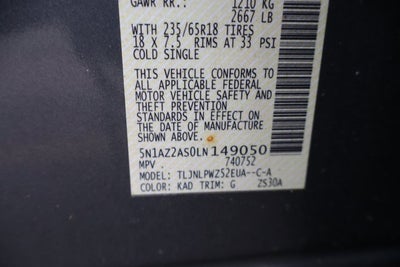 2020 Nissan Murano S